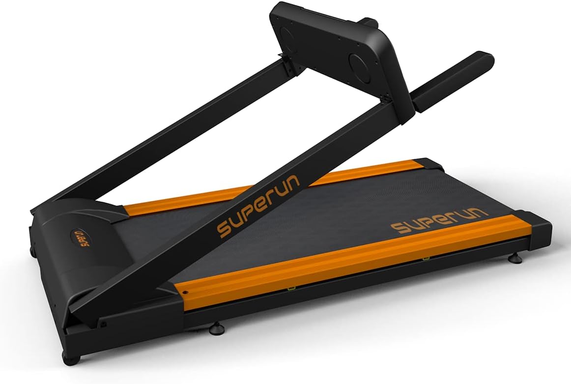 Superun Folding Treadmills for Home, 3HP Treadmill with LED for Walking  Running, Portable Treadmill with Bluetooth Connectivity APP