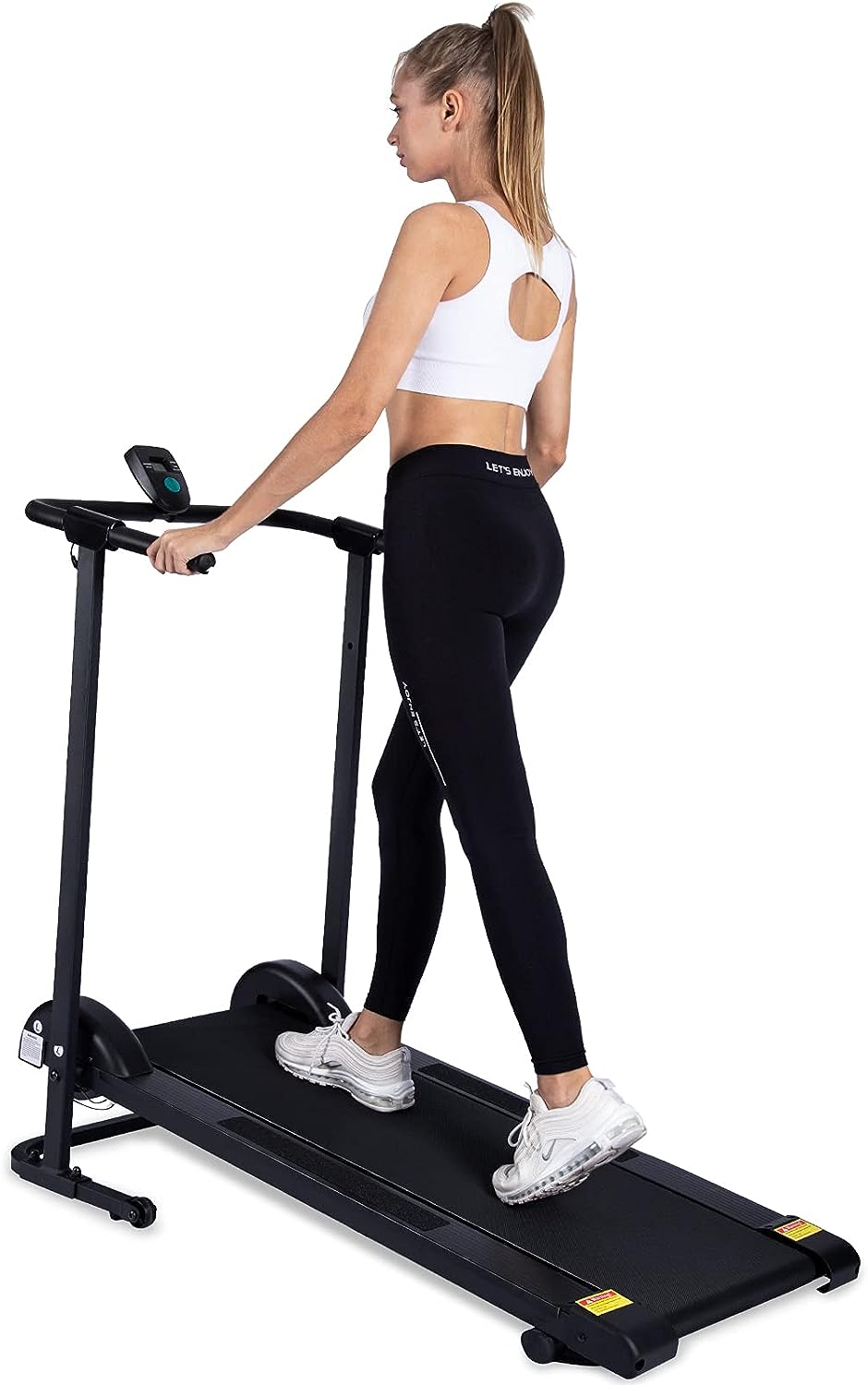kotia Manual Treadmill Non Electric Treadmill with 10° Incline Small Foldable Treadmill for Apartment Home Walking Running (Mode GHN213)