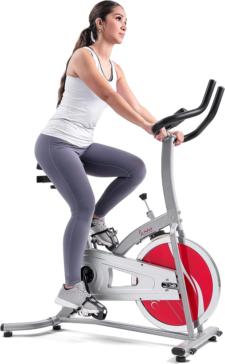 Sunny Health  Fitness Indoor Cycling Exercise Bike with LCD Monitor - SF-1203