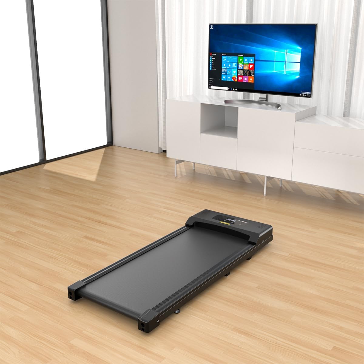 Walking Pad Under Desk Treadmill for Home Office - Walking Treadmill Portable Desk Treadmill for Walking Running - Remote, LED Display, Quiet