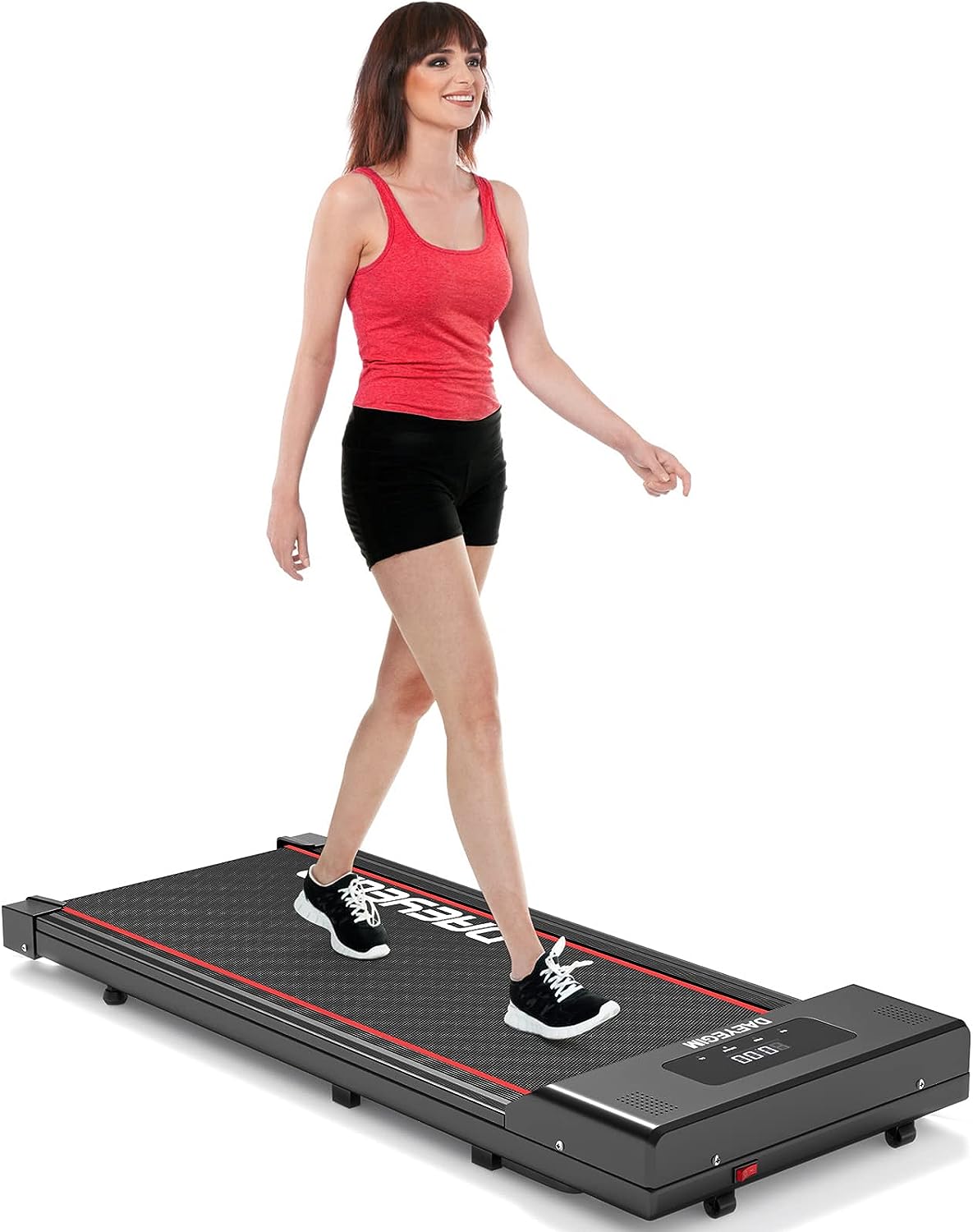 Walking Pad Under Desk Treadmill Walking Treadmill Portable Desk Treadmill Slim Walking Running for Home Office Exercise - Remote, LED Display
